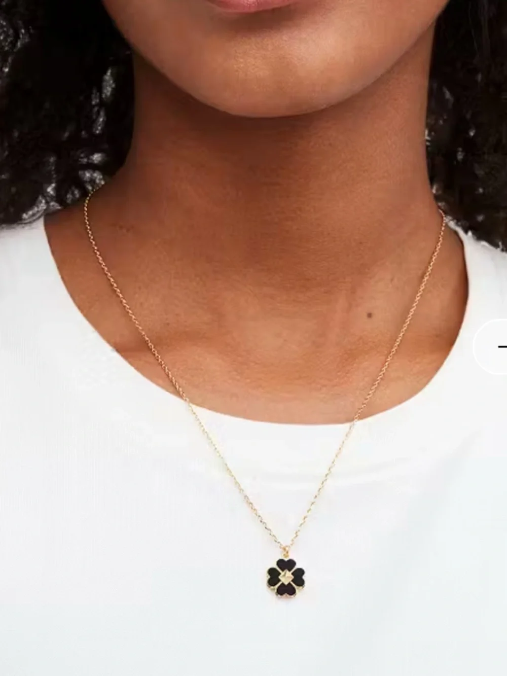 Spades and Studs Enamel Mini Pendent
